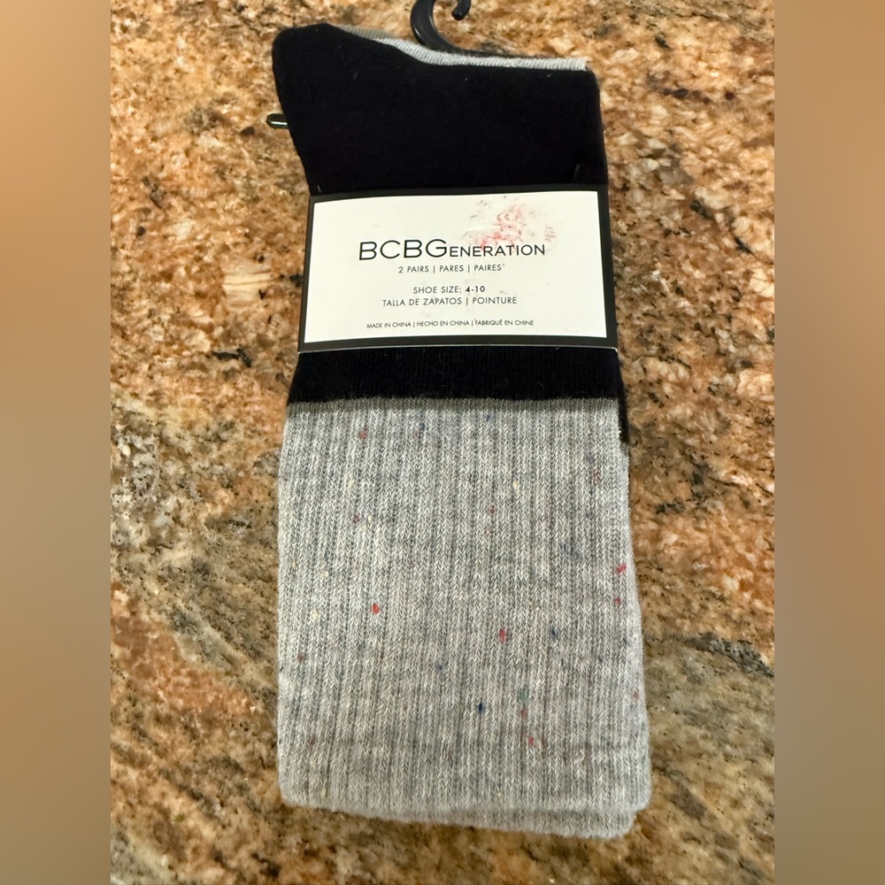 New BCBGeneration Gray Casual Socks for Everyday Comfort